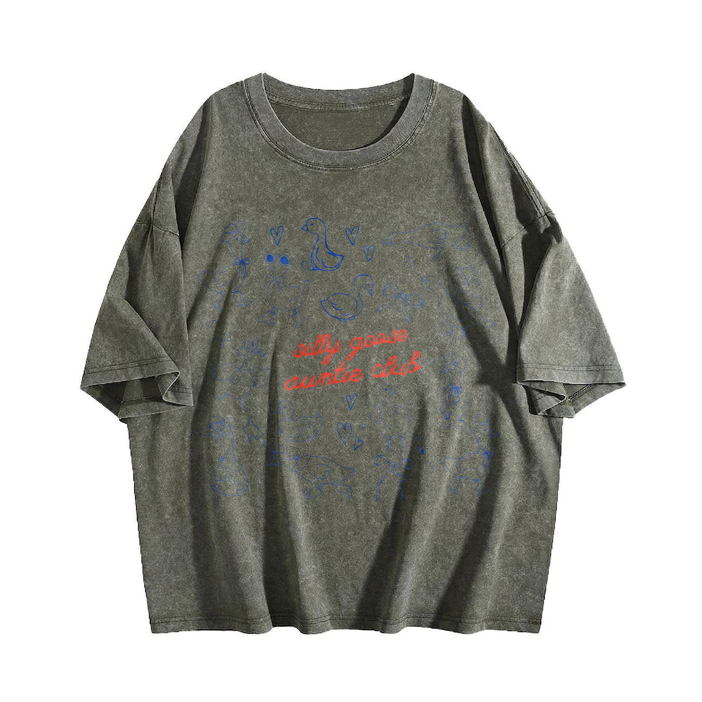 Cute Auntie Vintage Washed T-Shirt product image 4