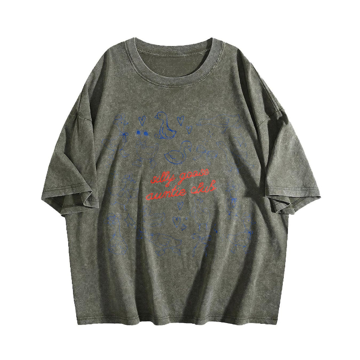 Cute Auntie Vintage Washed T-Shirt product image 4