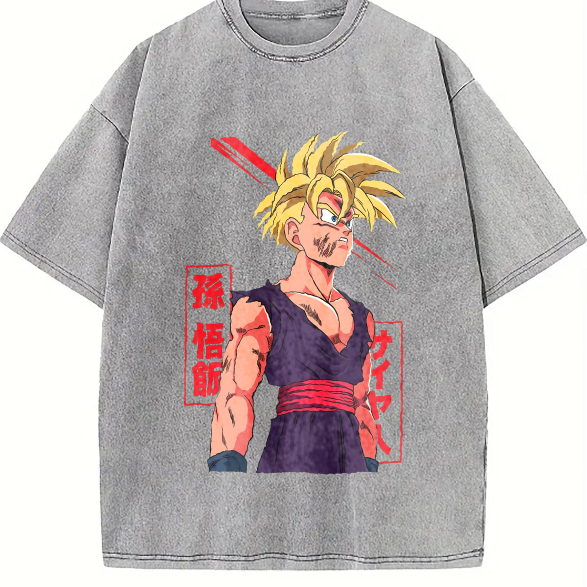 Super Saiyan Warrior Gohan Vintage Washed T-Shirt product image 5
