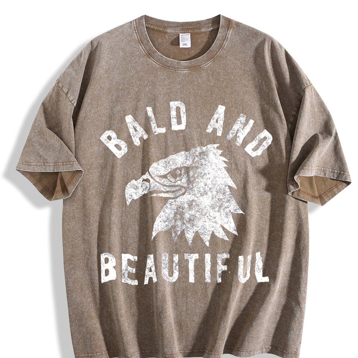 Bald And Beautiful Funny Sarcastic Eagle Fourth Vintage product image 3