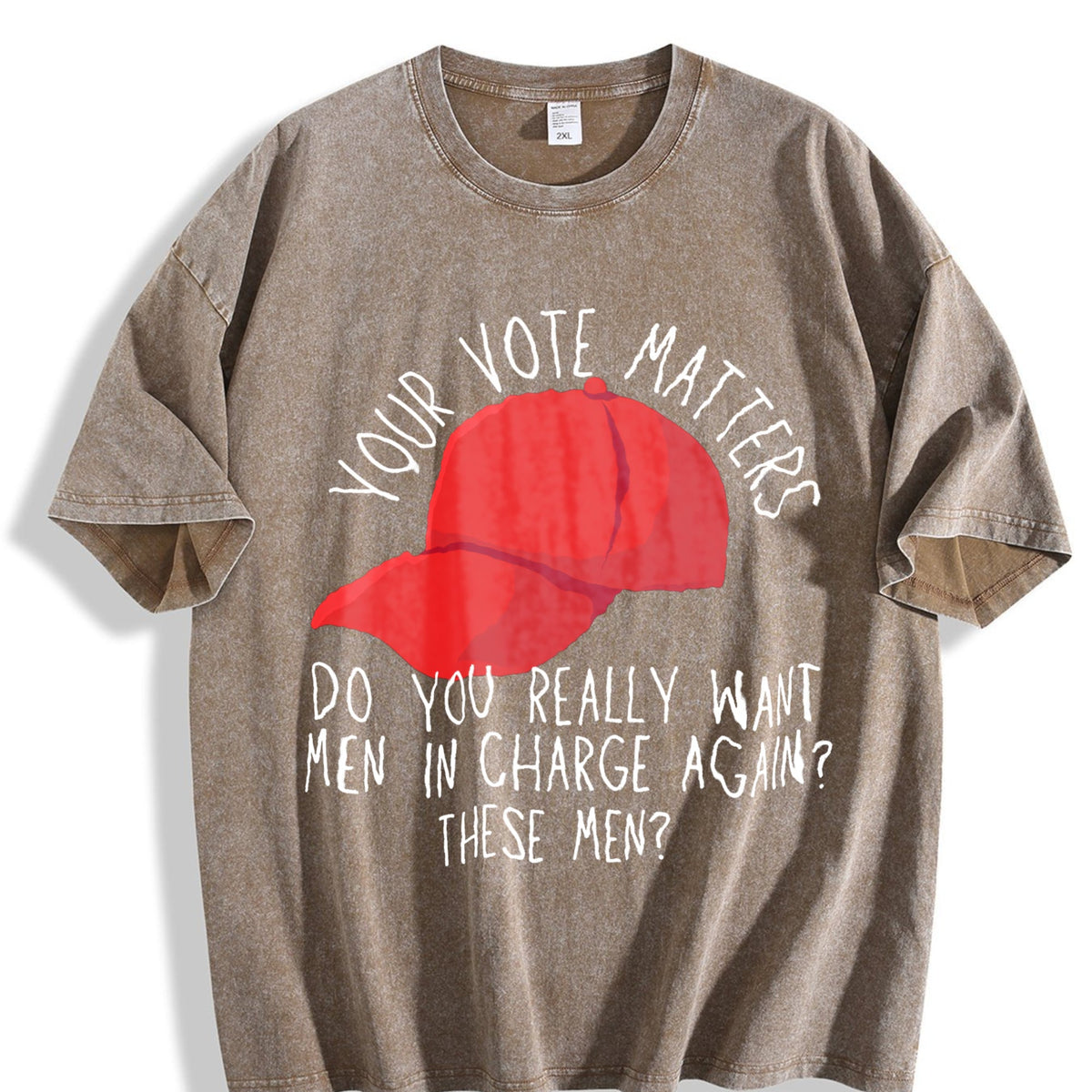 Your Vote Matters Vintage Washed T-Shirt product image 3