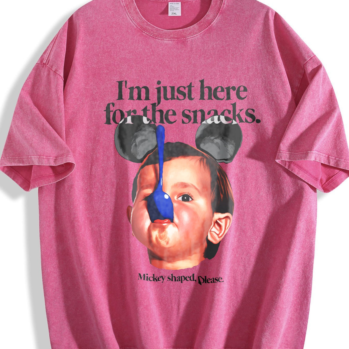 I'm Just Here For The Snacks Vintage Washed T-Shirt product image 7