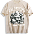 Funny Bear Adulthood 90s Vintage Washed T-Shirt product image 1