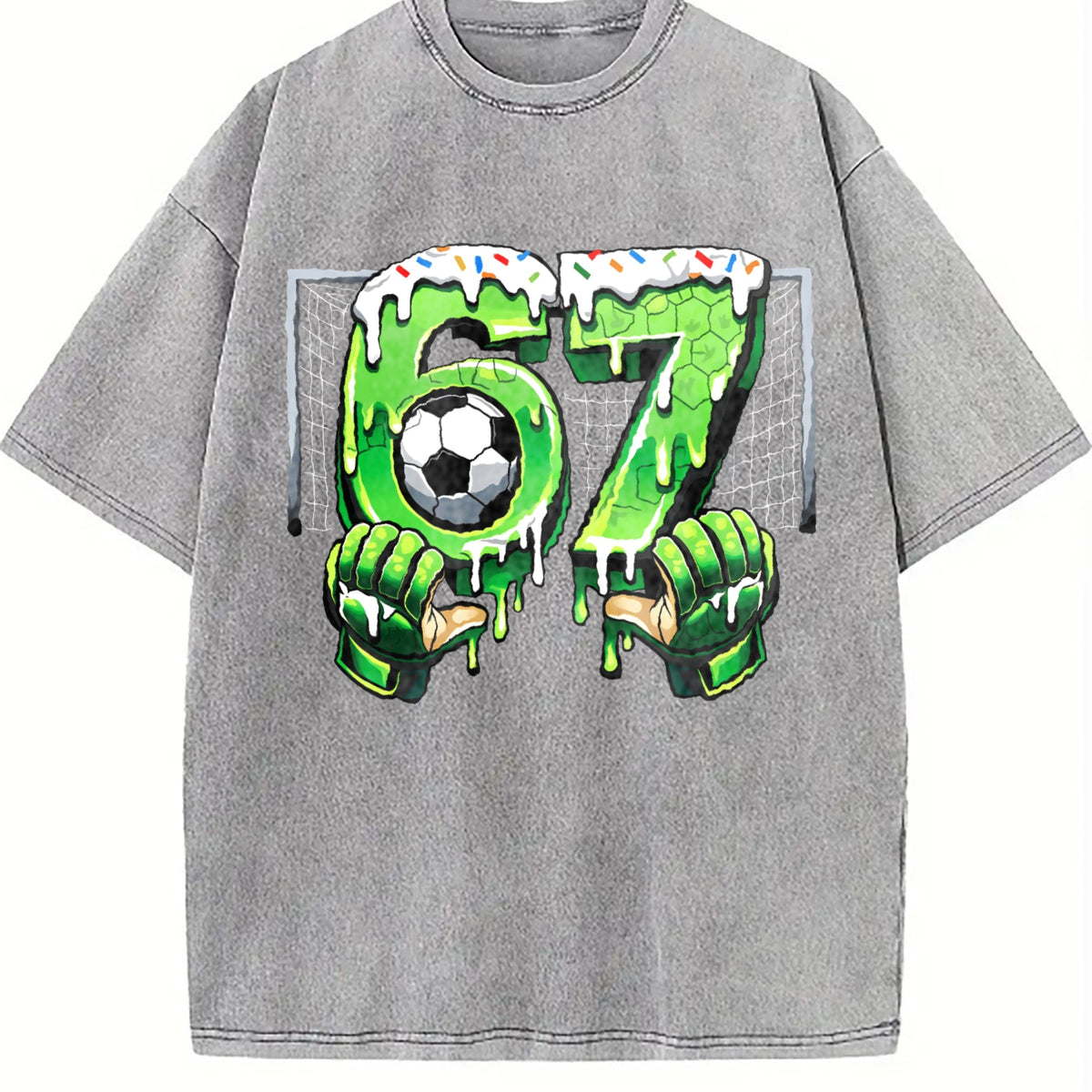 Global Soccer Fan Vintage Washed T-Shirt product image 5