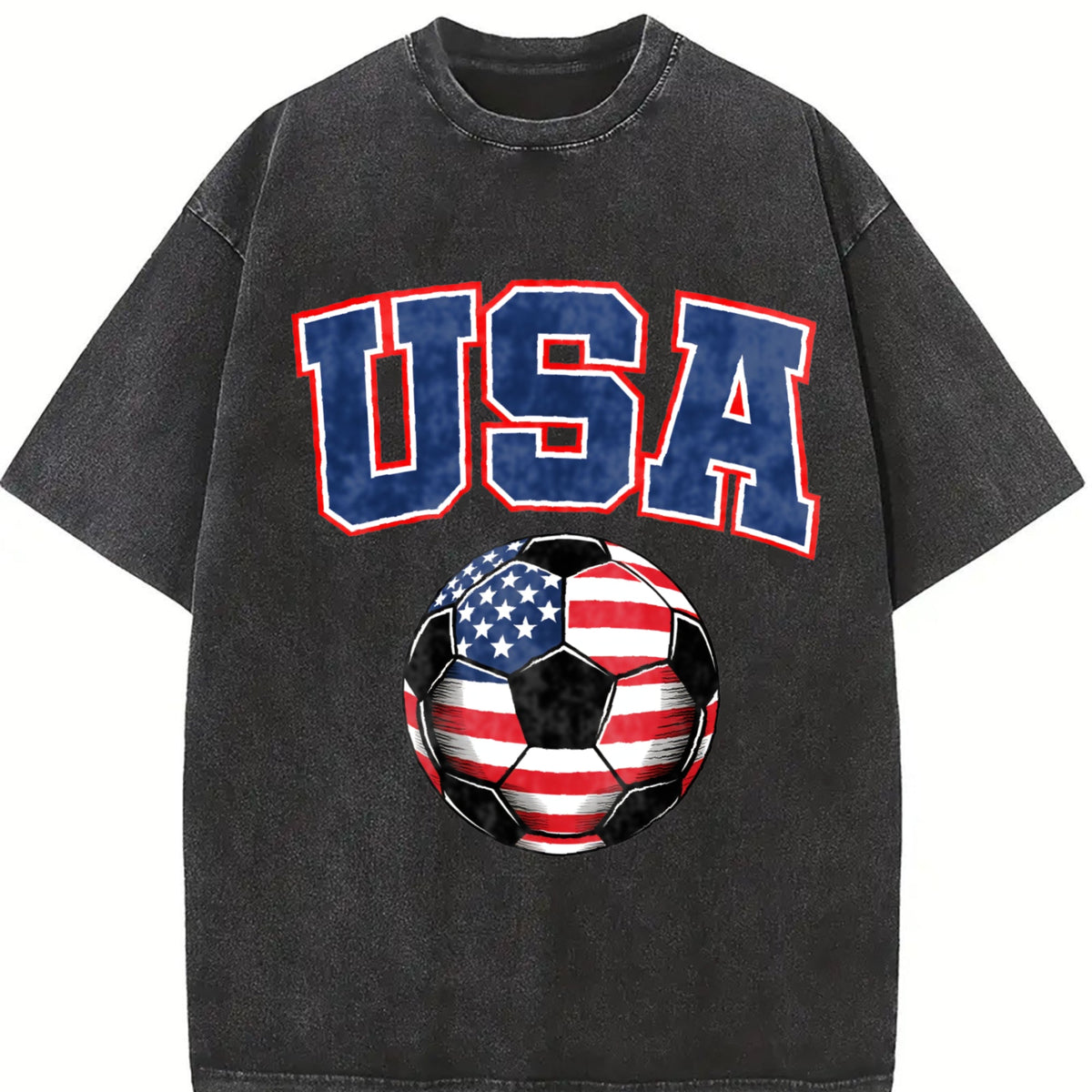 Global Soccer Fan Vintage Washed T-Shirt product image 2