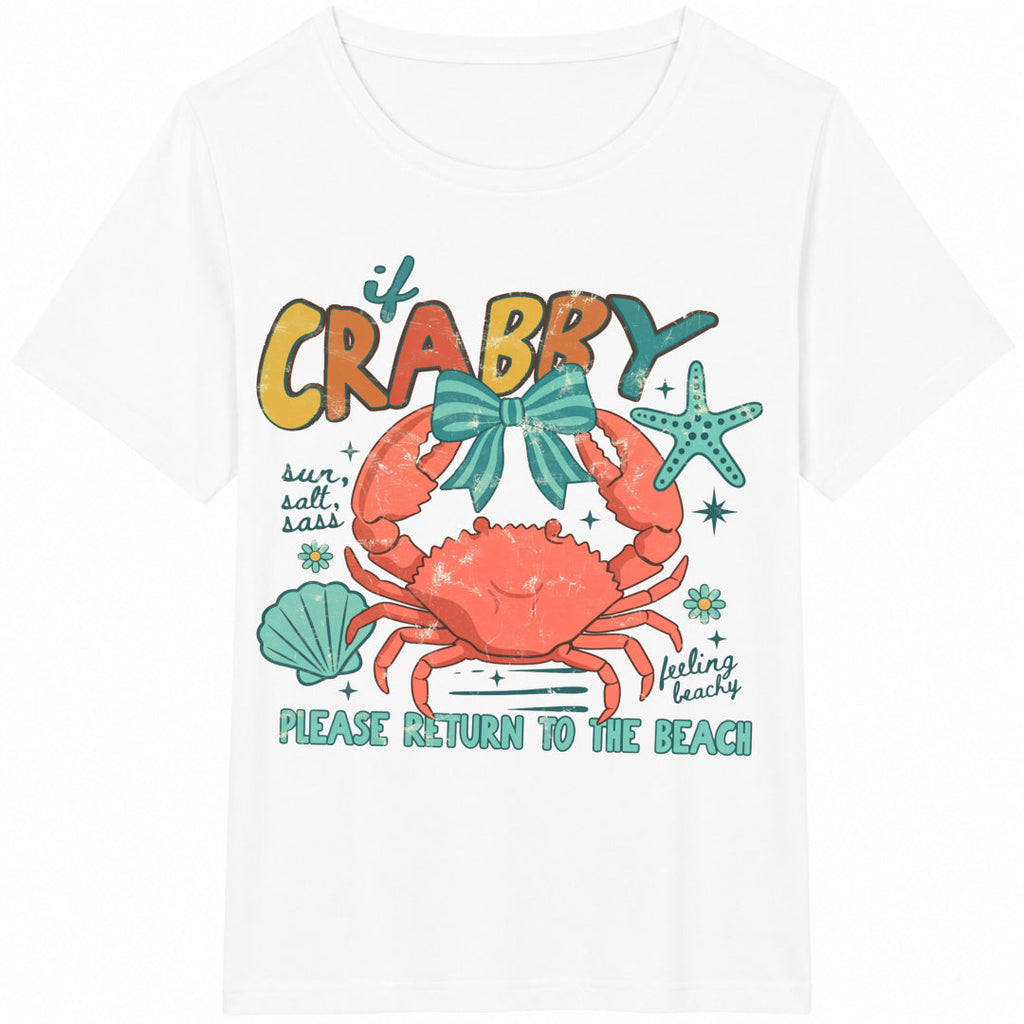 If Crabby Return To Beach Cotton T-Shirt product image 2