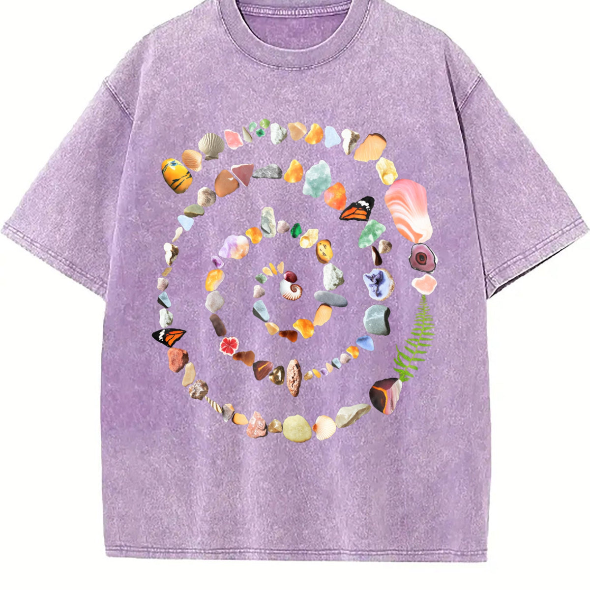 Nature Spiral 90s Vintage Washed T-Shirt product image 6