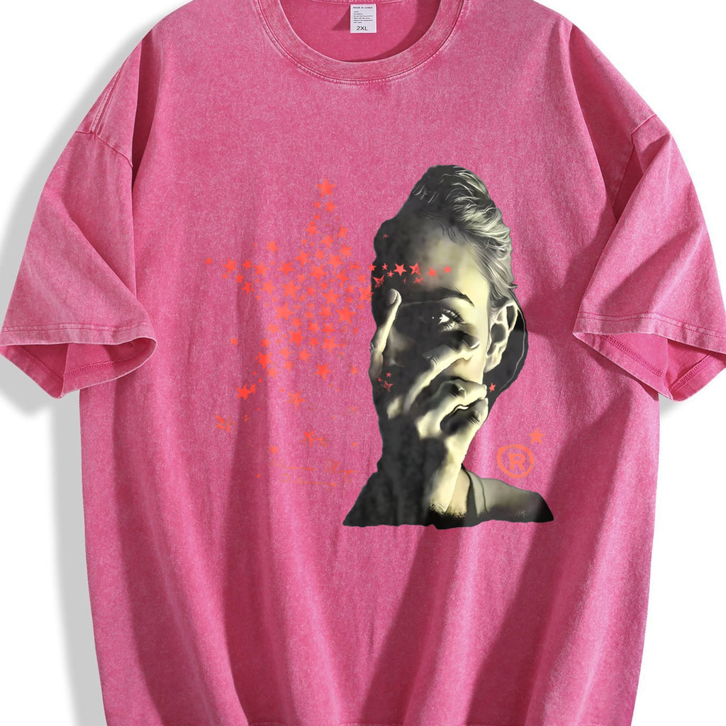 Star Portrait Vintage Washed T-Shirt product image 7