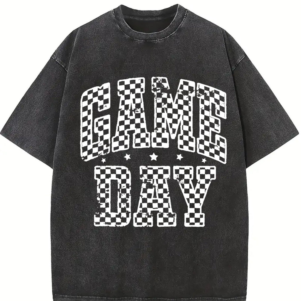 Checkered Game Day With Baseball Vibes Sports Mom Vintage product image 2