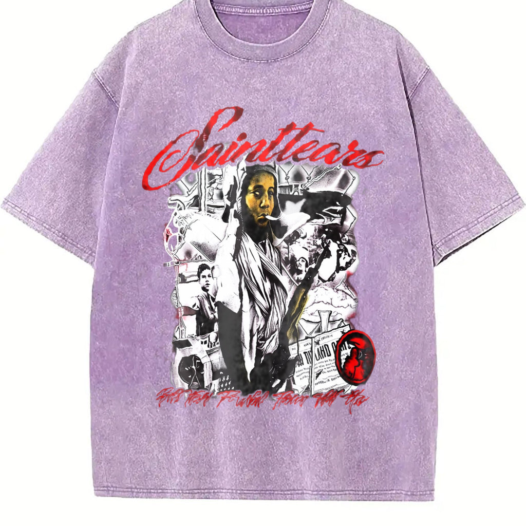Sainttears The World Is Yours Vintage Washed T-Shirt product image 6