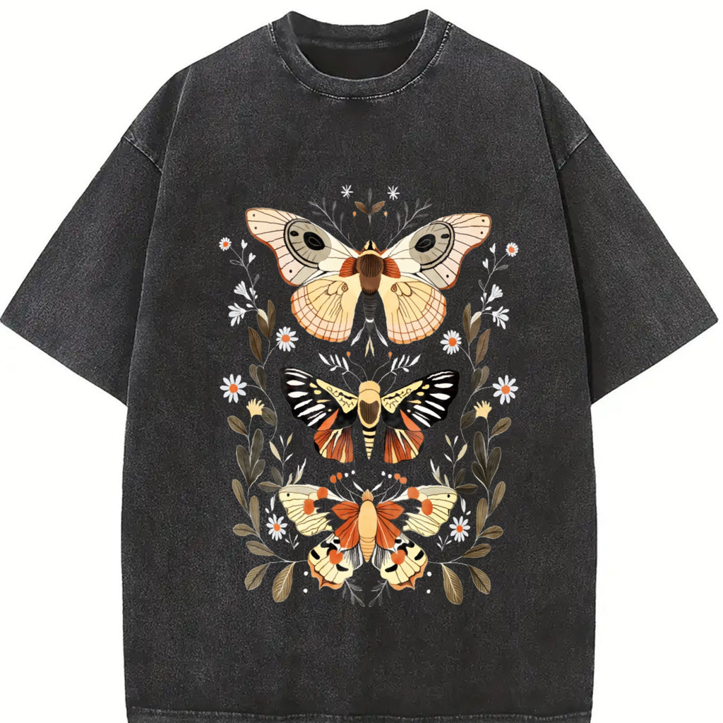 Revival For Weekend Warriors Hand-drawn Moth On Vintage product image 2