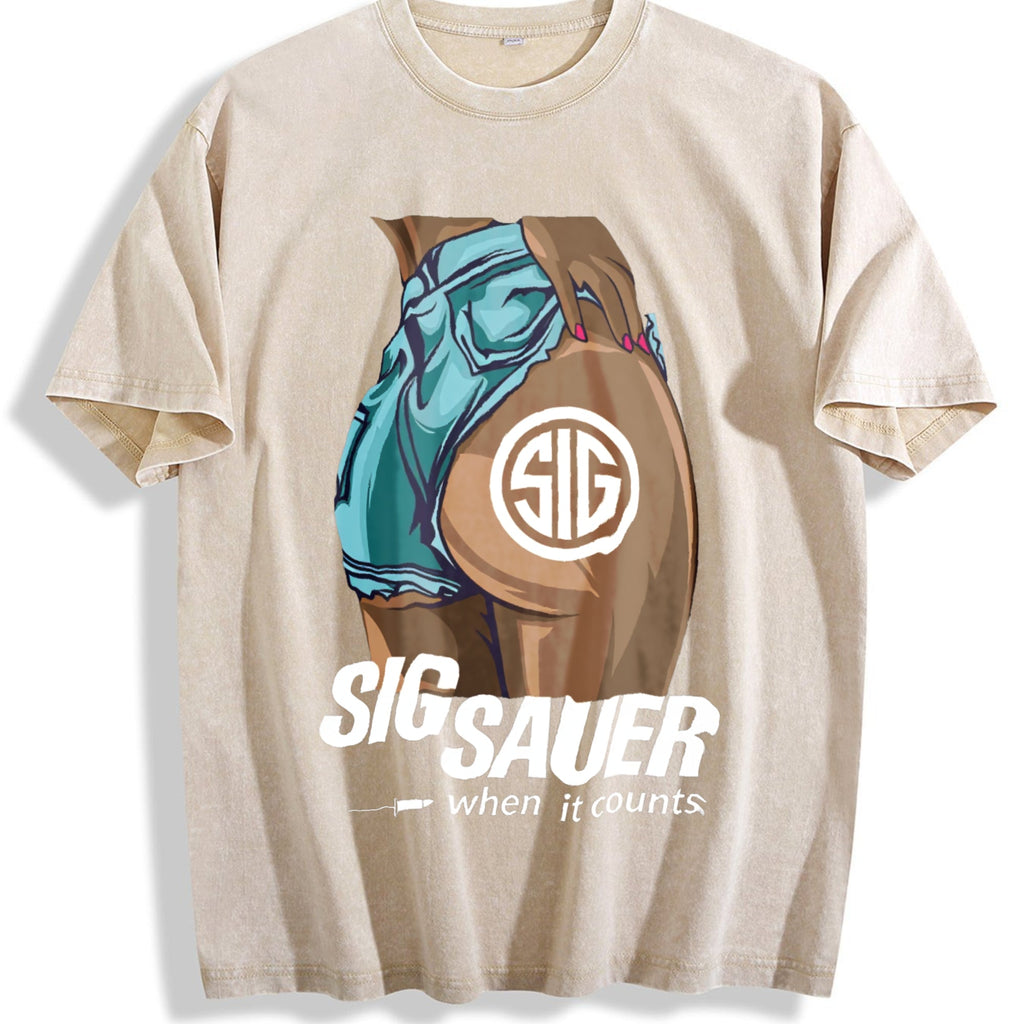 Sig Sauer Tactical Lifestyle Vintage Washed T-Shirt product image 1