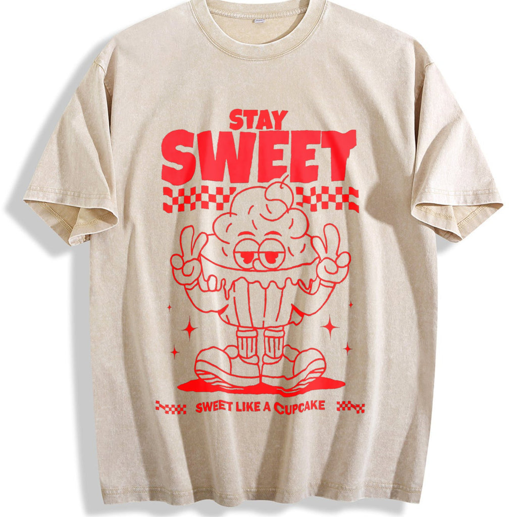 Stay Sweet Mascot 90s Vintage Washed T-Shirt product image 1