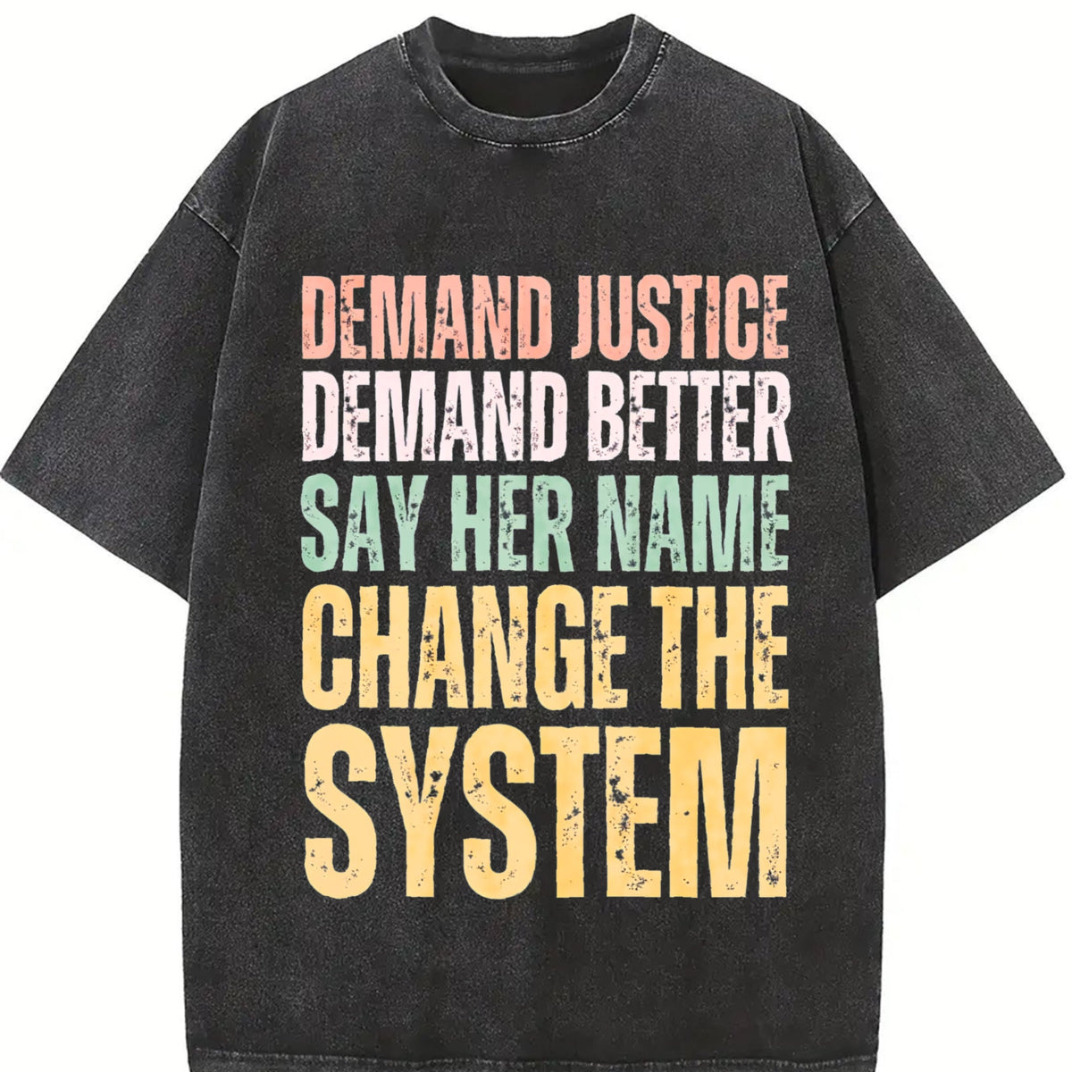 Demand Justice Renee Nicole Good Anti Ice Vintage Washed product image 2