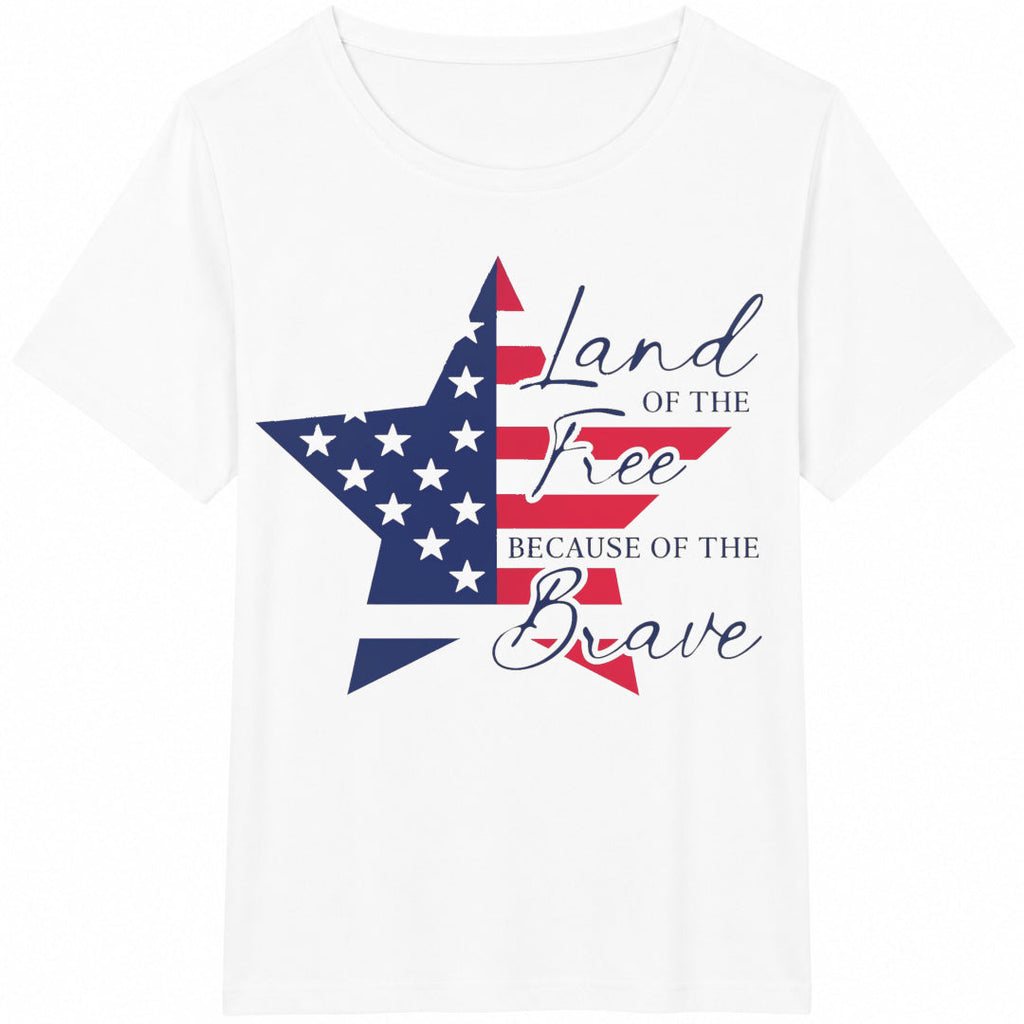 Patriotic Star Flag Land Of The Free Because Of Brave product image 2