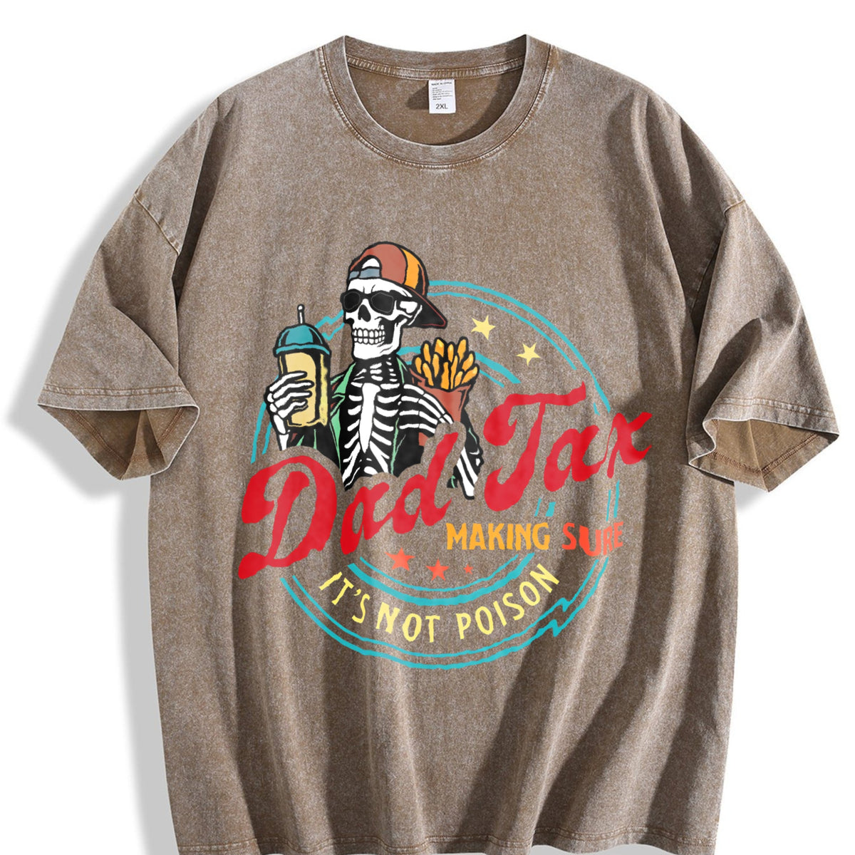 Dad Tax Making Sure It's Not Poison Fathers Day Vintage product image 3