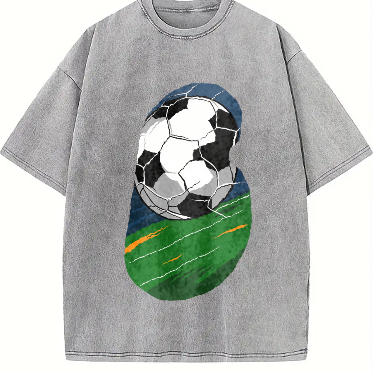 Global Soccer Fan Vintage Washed T-Shirt product image 5