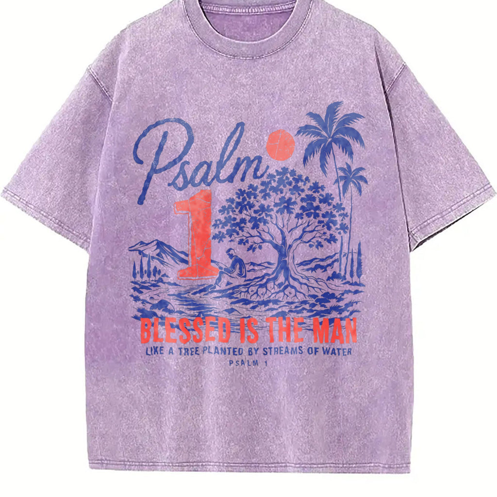 Psalm 1 Blessed Is The Man Christian Faith Tree Nature product image 6