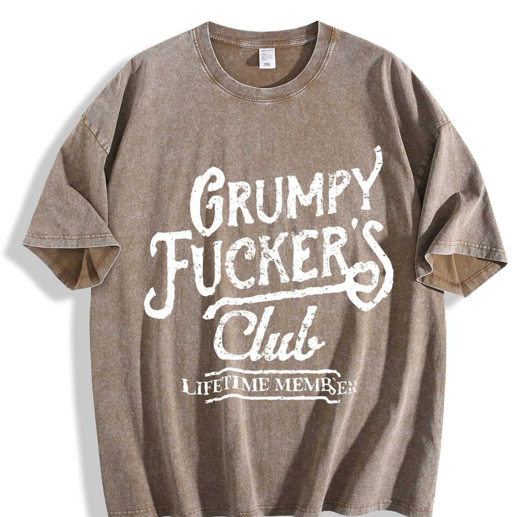 Funny Grumpy F Ckers Club Sarcastic Novelty For Vintage product image 3