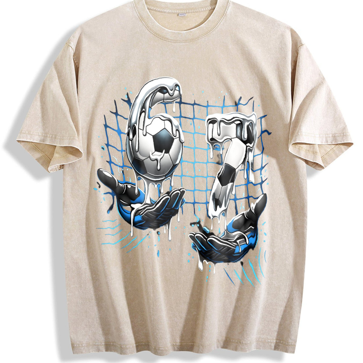 Global Soccer Fan Vintage Washed T-Shirt product image 1