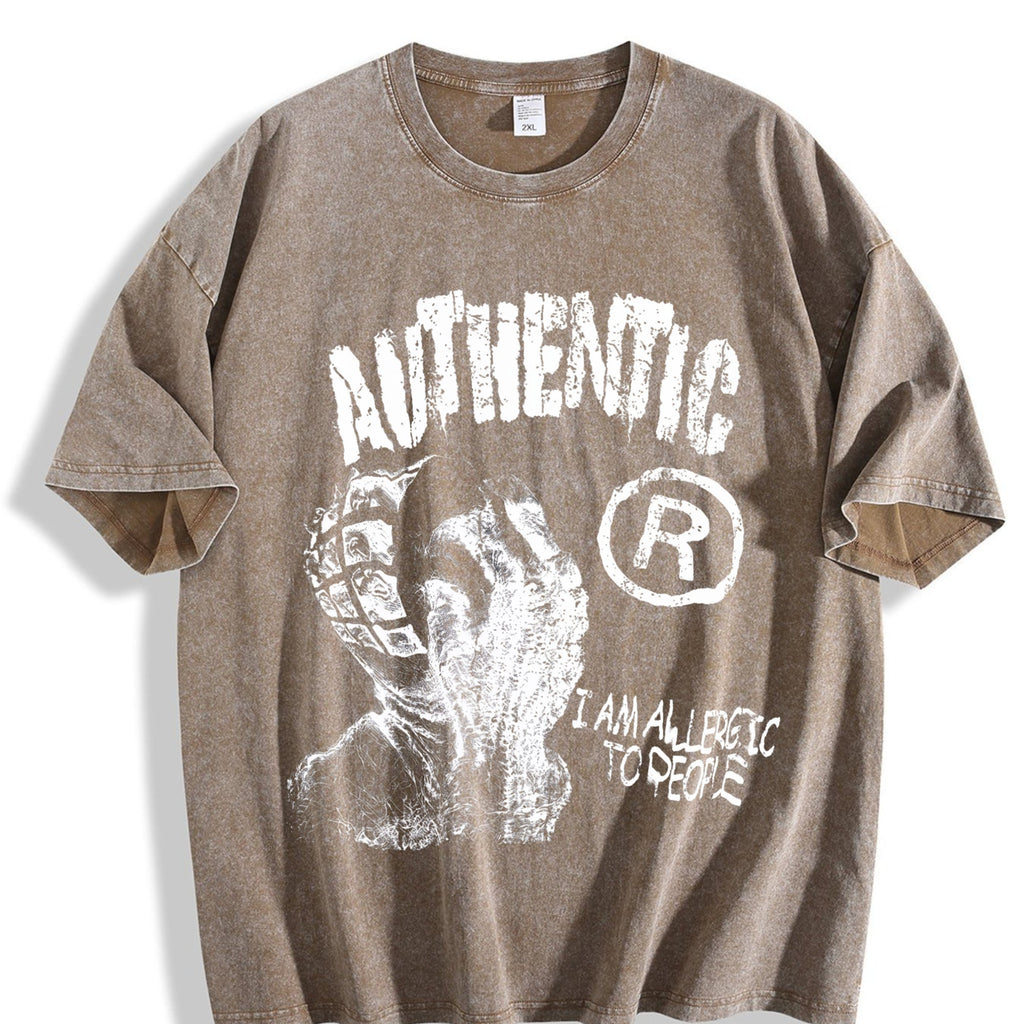 Authentic Hand Sketch Vintage Washed T-Shirt product image 3