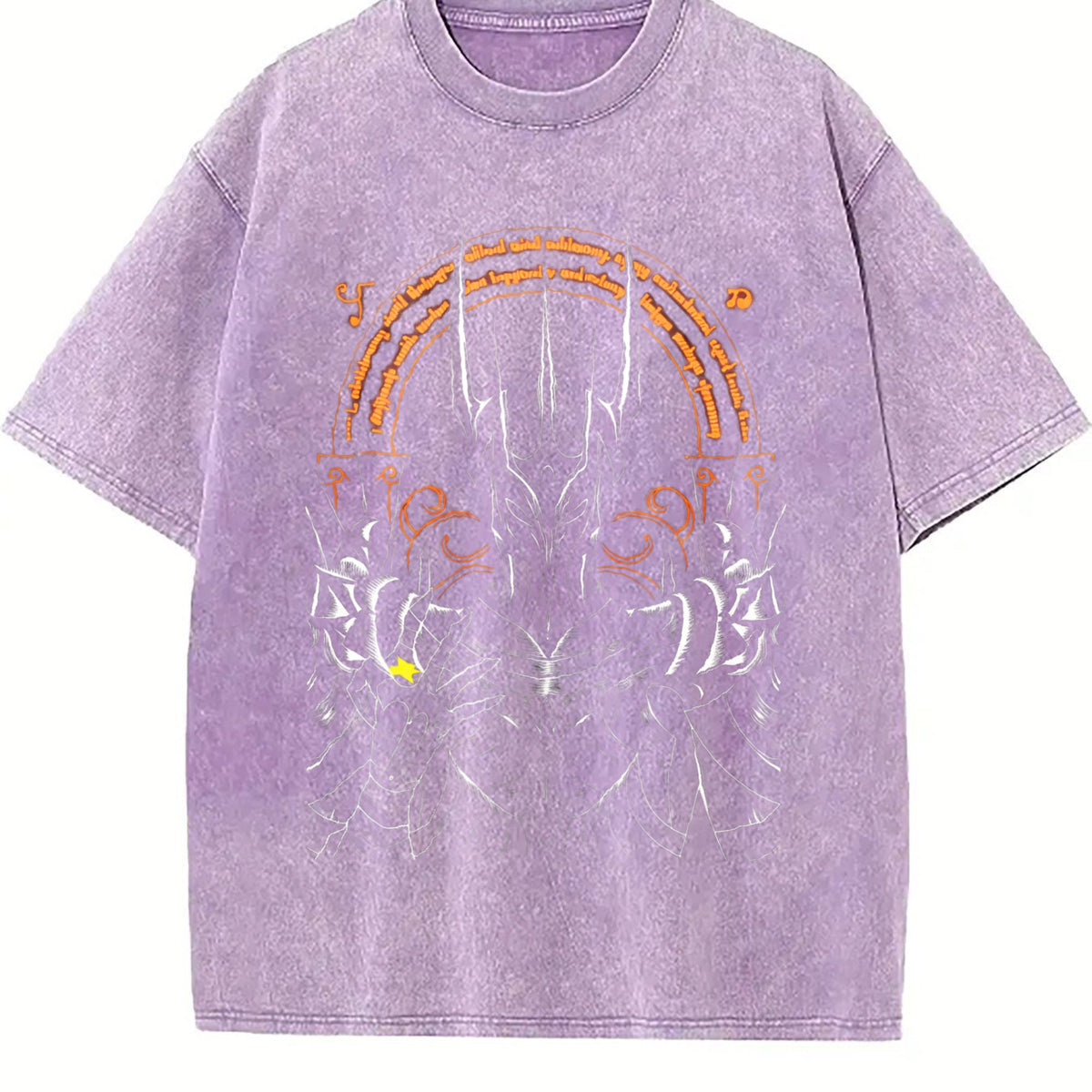 Black The Lord Of Rings Vintage Washed T-Shirt product image 6