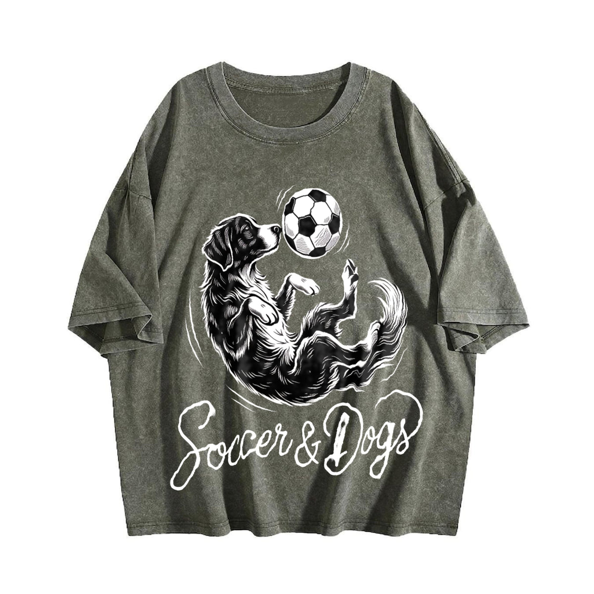 Global Soccer Fan Vintage Washed T-Shirt product image 4
