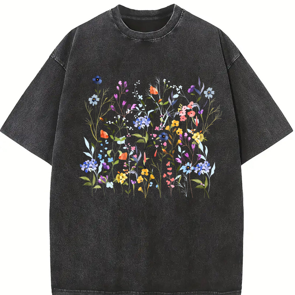 Pressed Flowers Vintage Washed T-Shirt product image 2