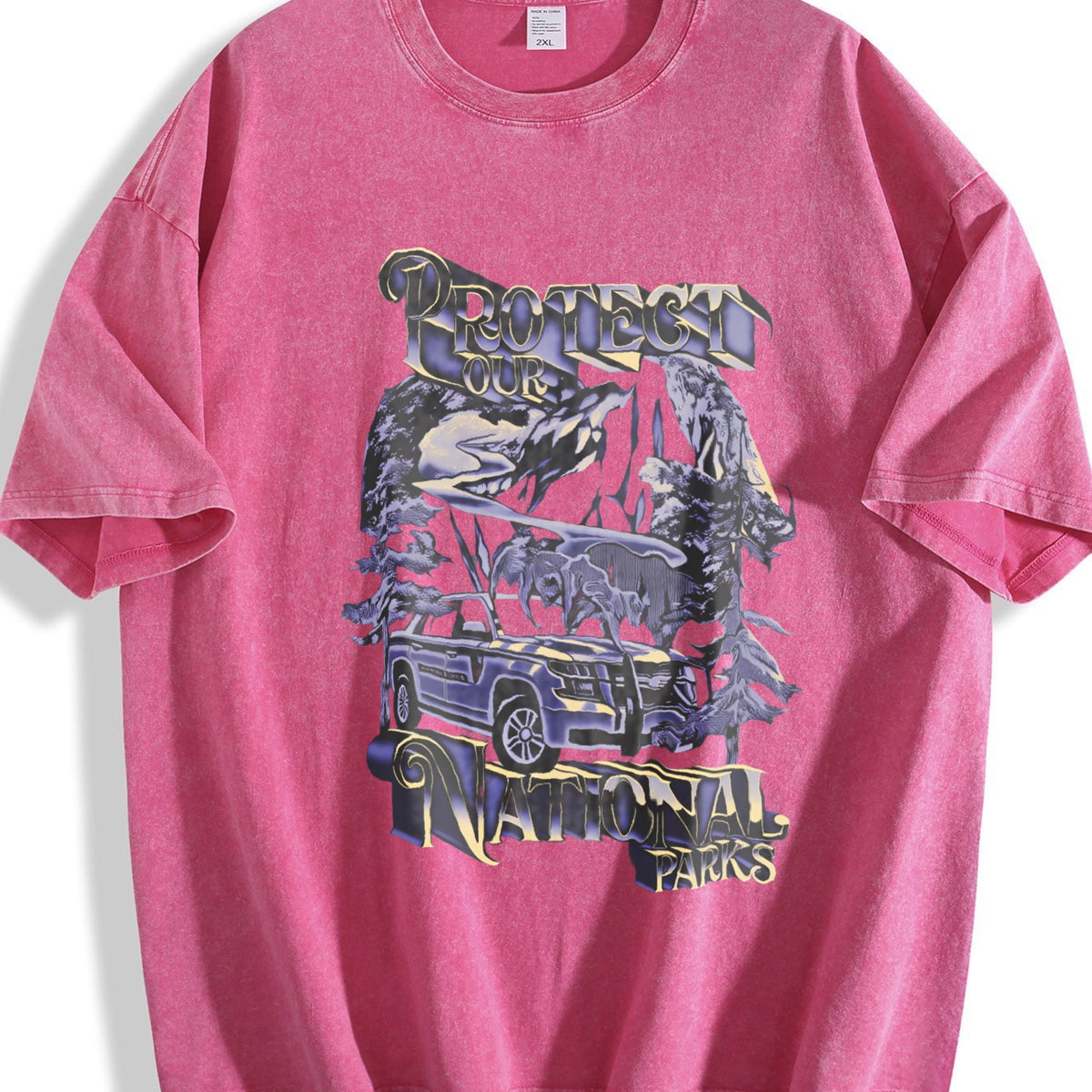 Protect Our National Parks Vintage Washed T-Shirt product image 7