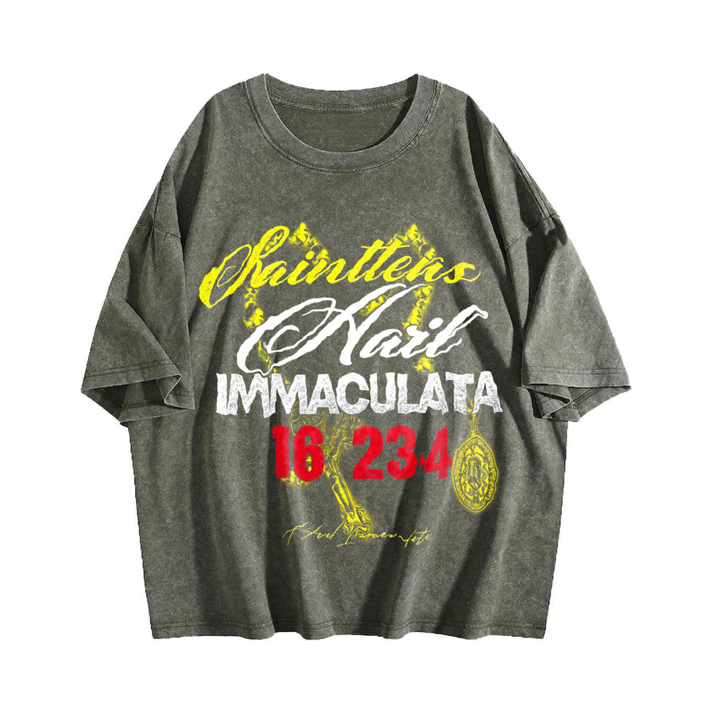 Sainttears Hail Immaculata Vintage Washed T-Shirt product image 4