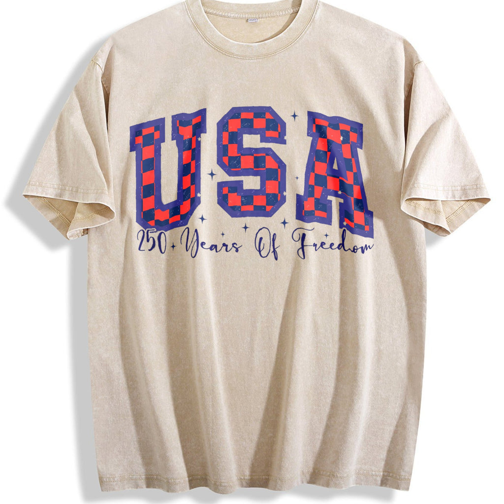 USA 1776-2026 Vintage Washed T-Shirt product image 1