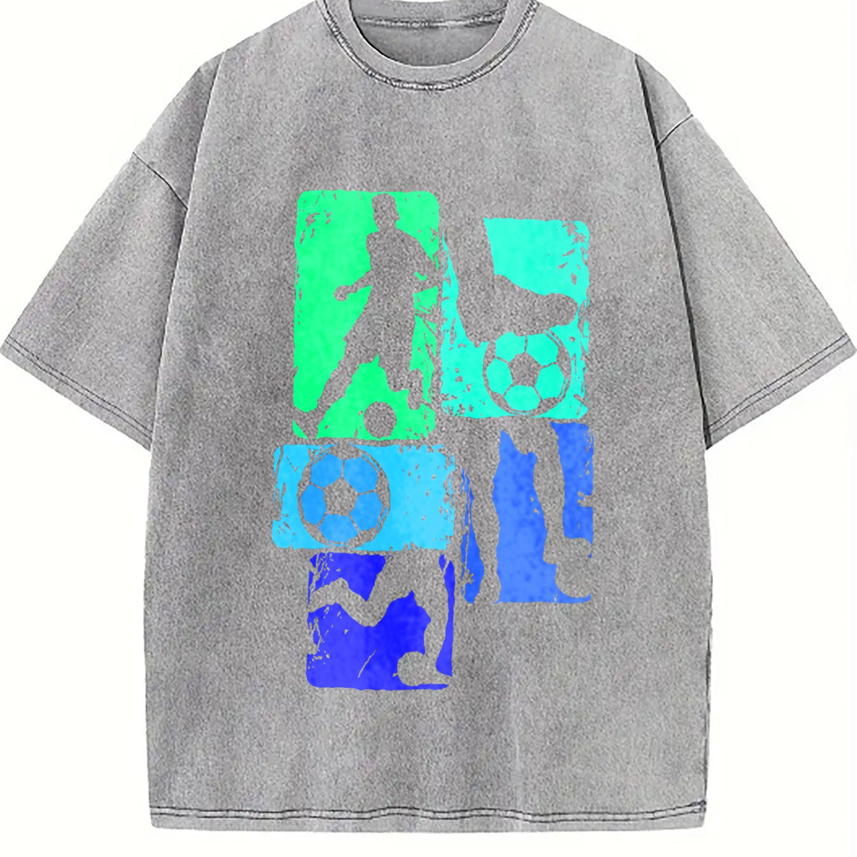 Global Soccer Fan Vintage Washed T-Shirt product image 5