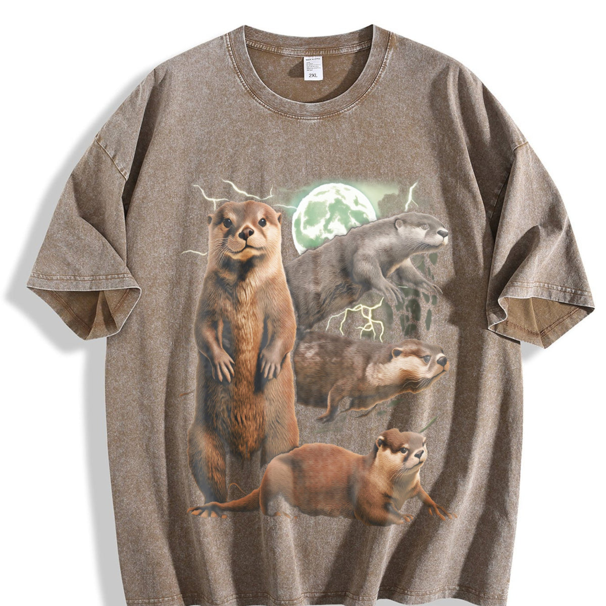 Otters 90s Vintage Washed T-Shirt product image 3