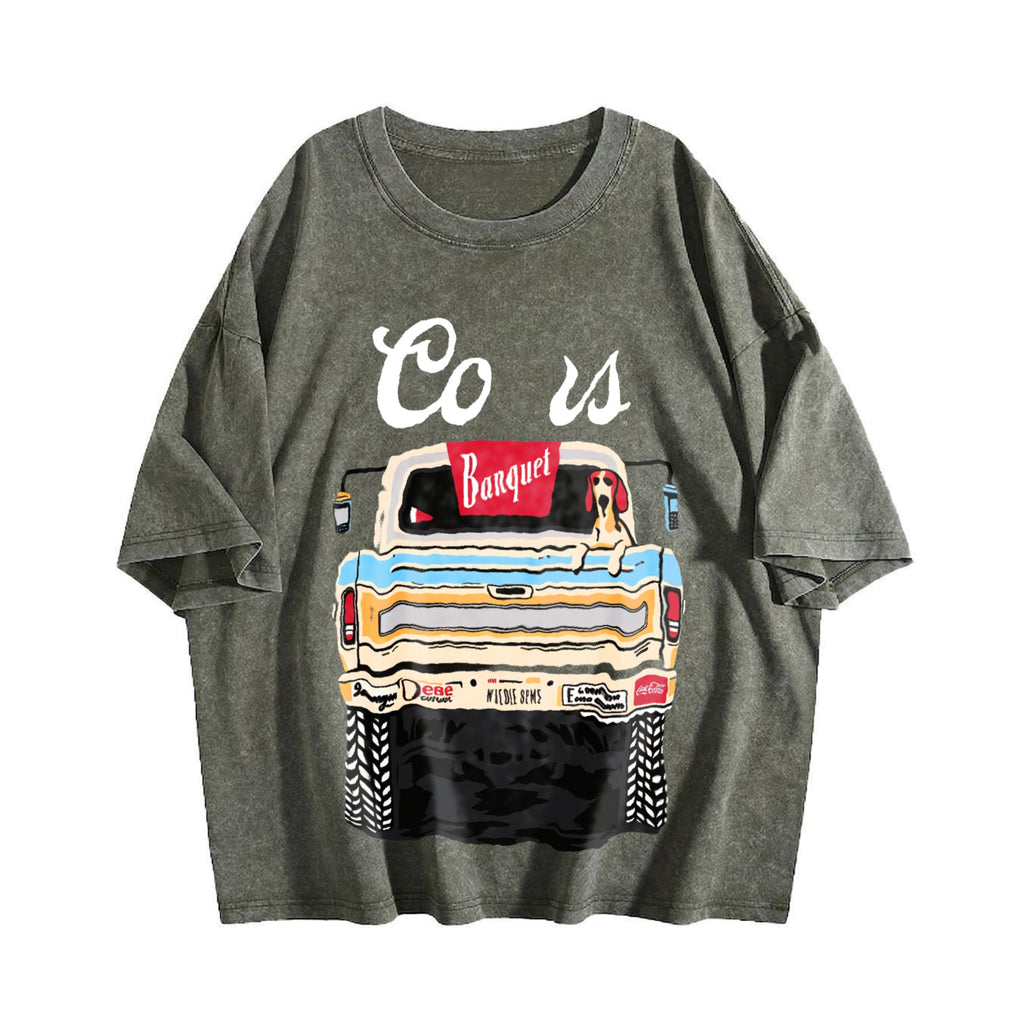 Truck Vintage Washed T-Shirt product image 4