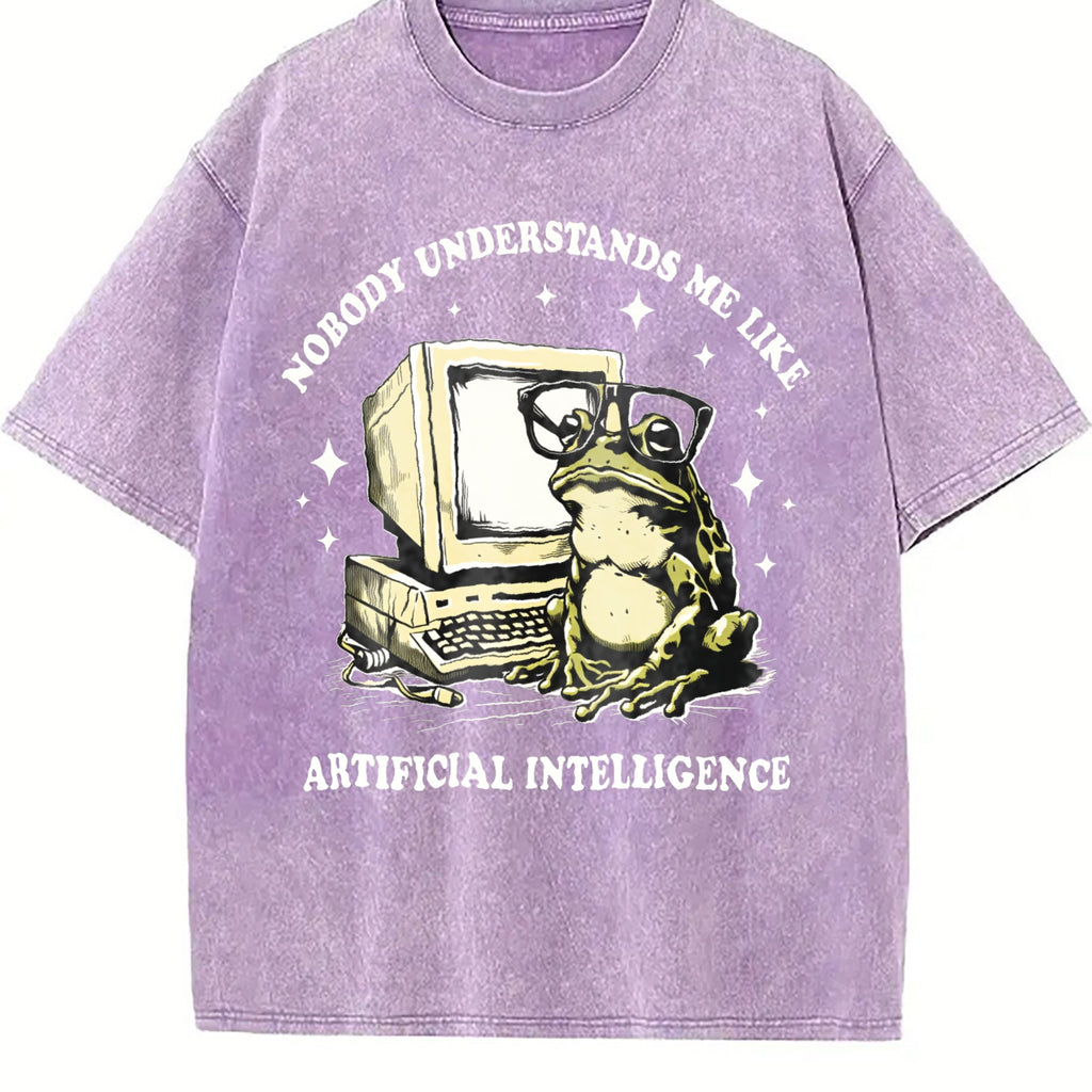 Funny Popular Ai Vintage Washed T-Shirt product image 6