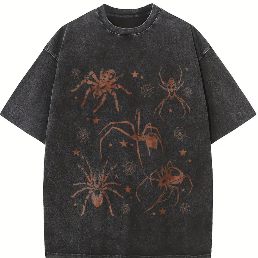 Spider Tattoo Vintage Washed T-Shirt product image 2