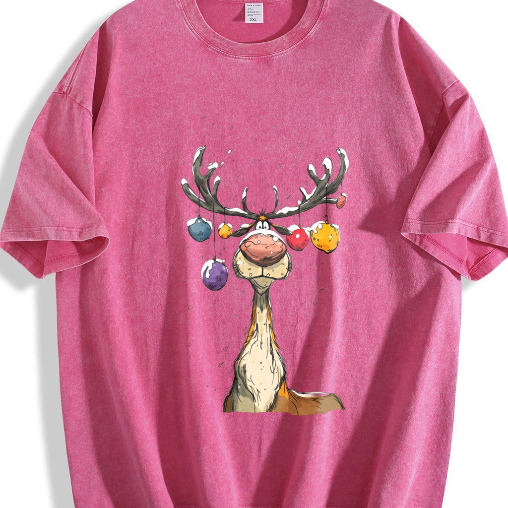 Reindeer Vintage Washed T-Shirt product image 7