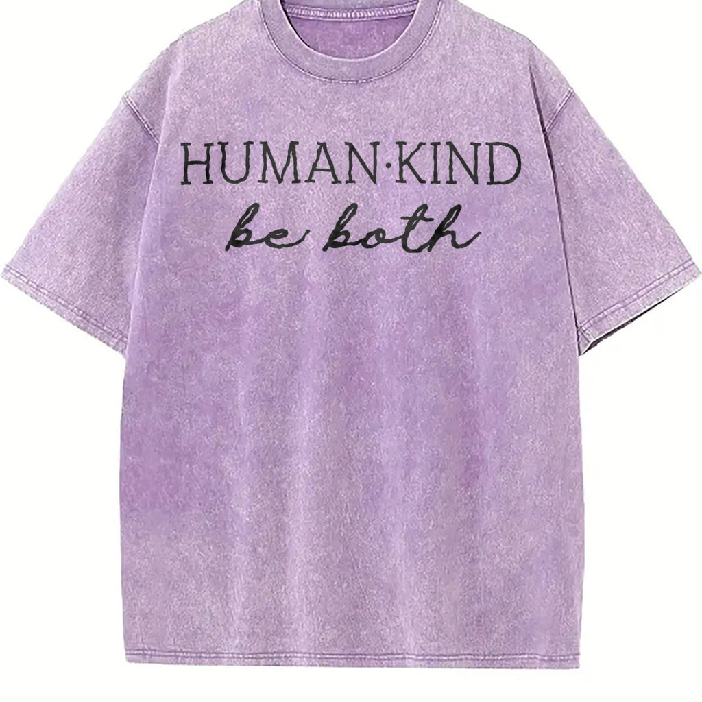 Human Kind Be Both Vintage Washed T-Shirt product image 6