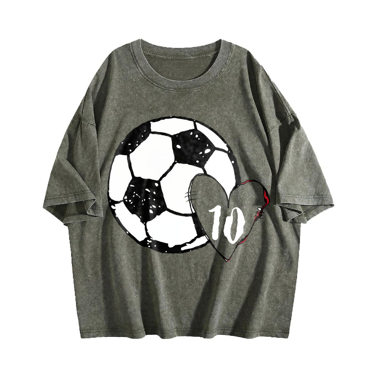 Global Soccer Fan Vintage Washed T-Shirt product image 4