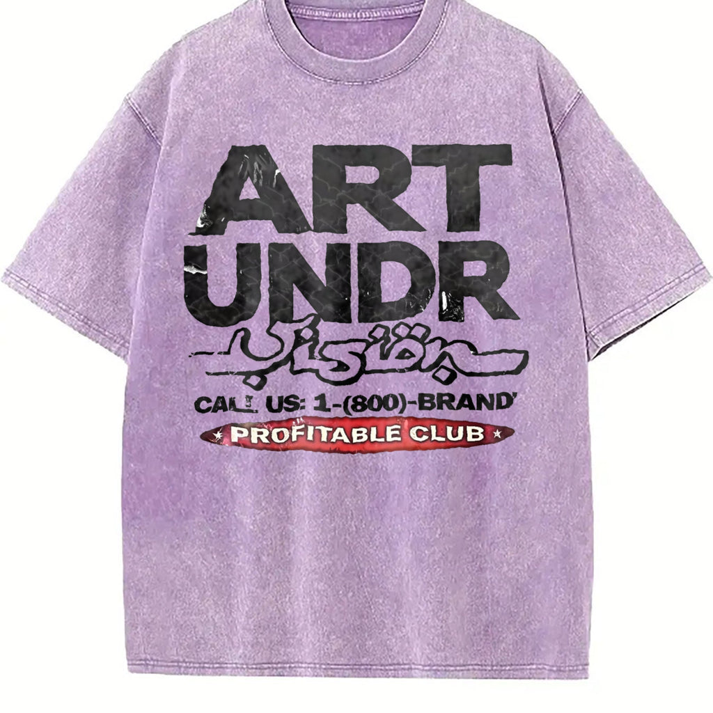 Rich Star Portrait Art Undr Muscle Vintage Washed T-Shirt product image 6