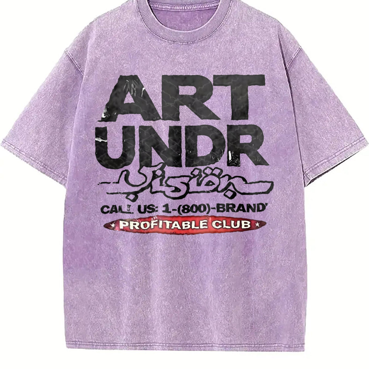 Rich Star Portrait Art Undr Muscle Vintage Washed T-Shirt product image 6