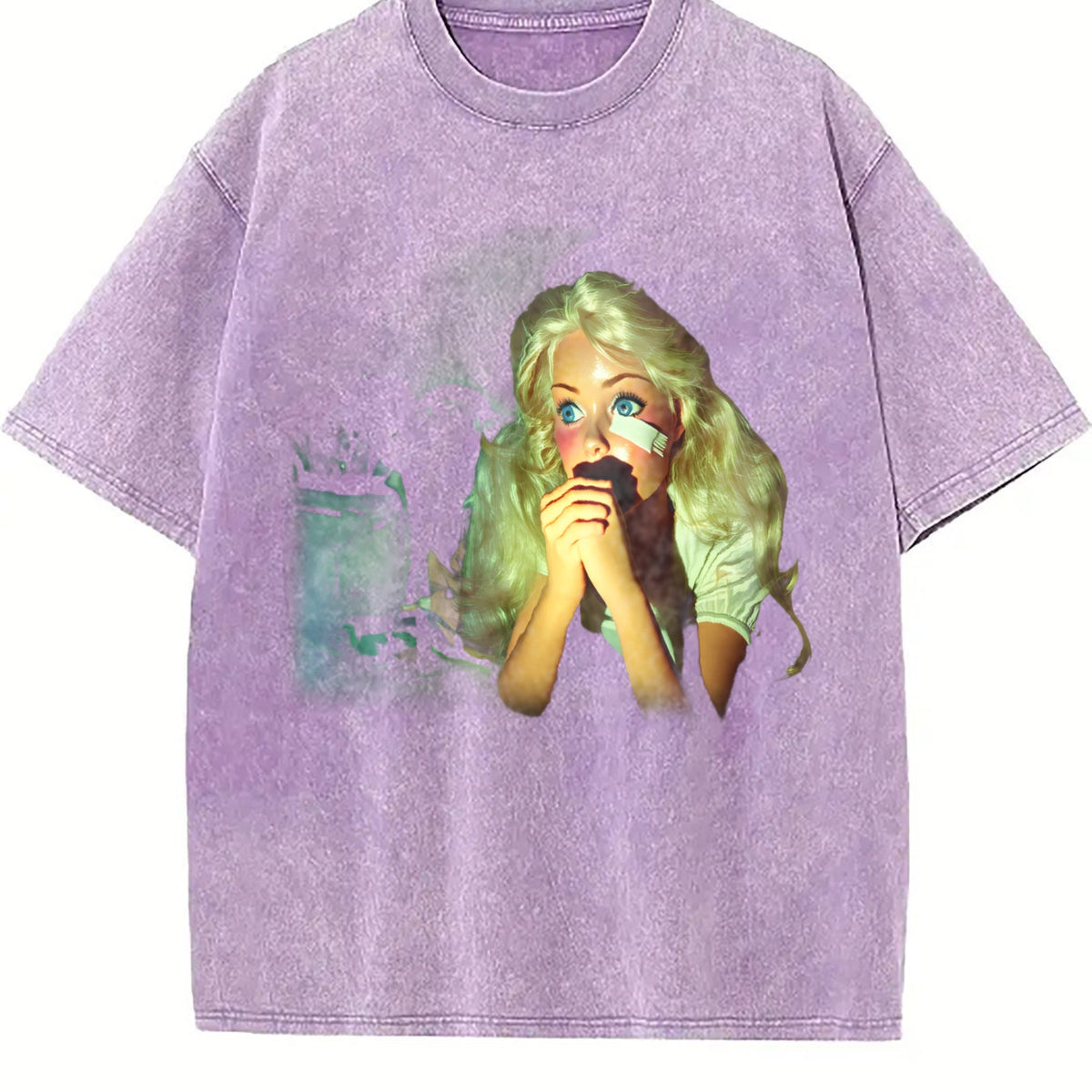 Doll with Mint Hair and a Snack Vintage Washed T-Shirt product image 6