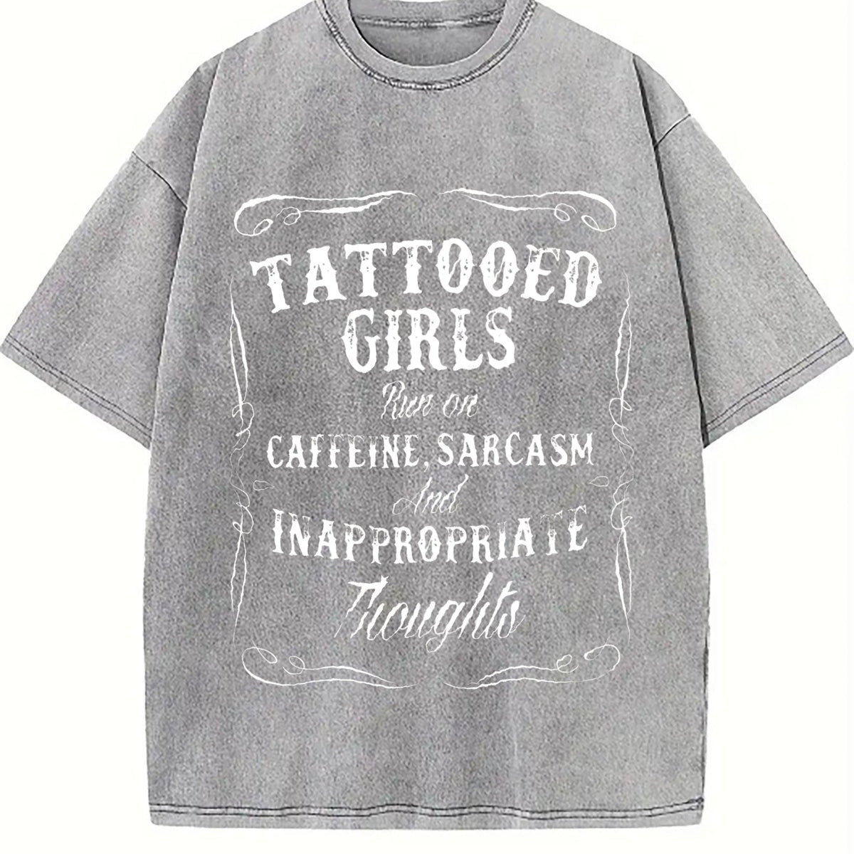 Tattooed Girls Vintage Washed T-Shirt product image 5