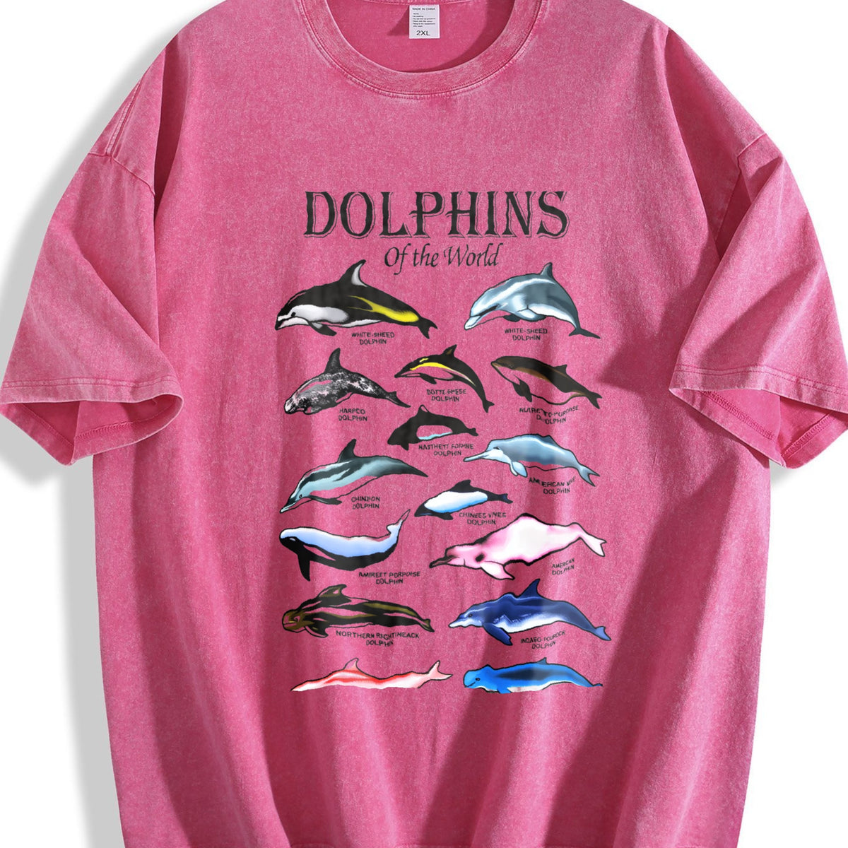 Dolphins Of The World Vintage Washed T-Shirt product image 7