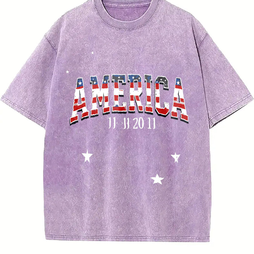 Revival Enthusiast Ink With Flag Motif Feel Vintage Washed product image 6