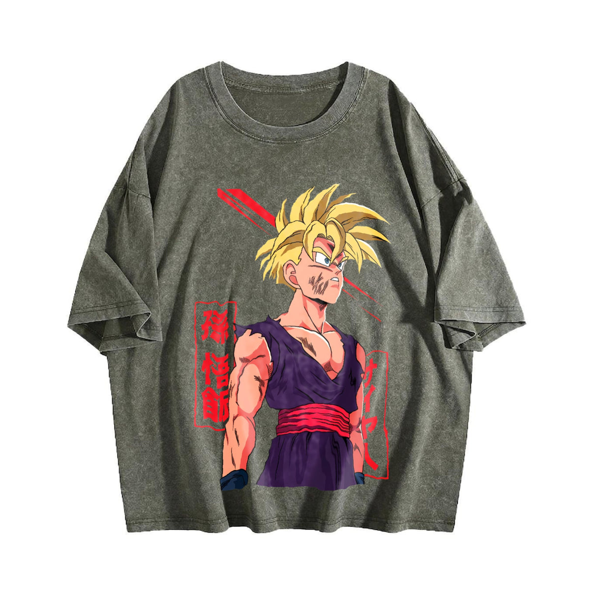Super Saiyan Warrior Gohan Vintage Washed T-Shirt product image 4