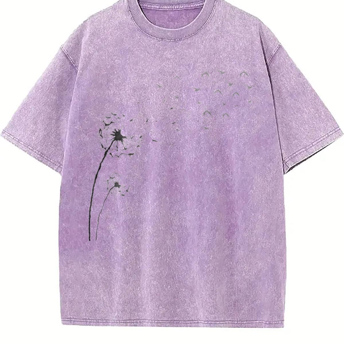 Dandelion Seeds in the Breeze Vintage Washed T-Shirt product image 6