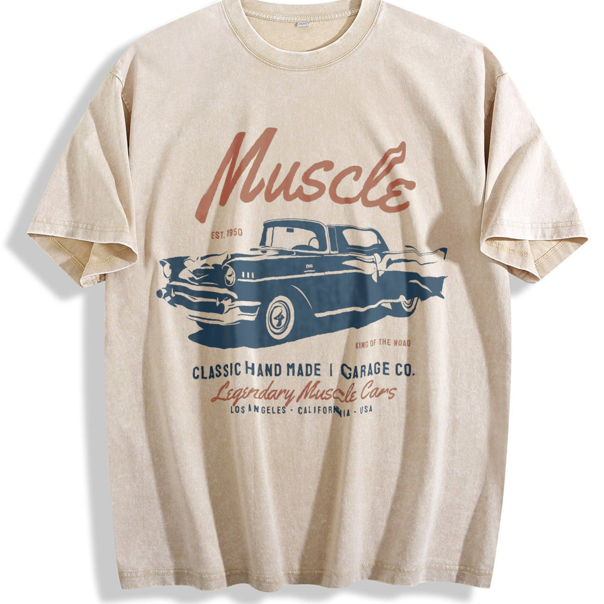 Car Vintage Washed T-Shirt product image 1