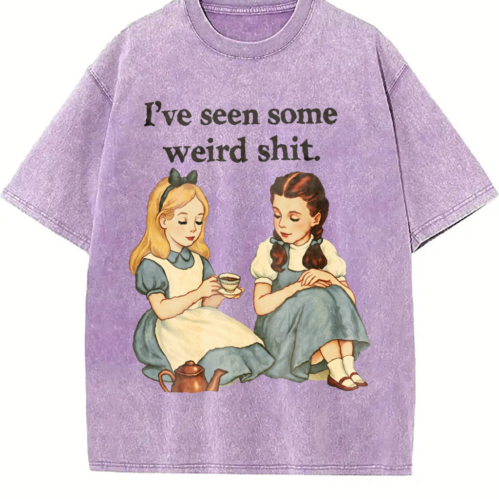 Weird Stuff - Girls - Sarcastic Vintage Washed T-Shirt product image 6