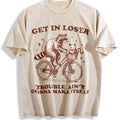Get In Loser Raccoon Cat Funny Animal Vintage Washed T-Shirt product image 1